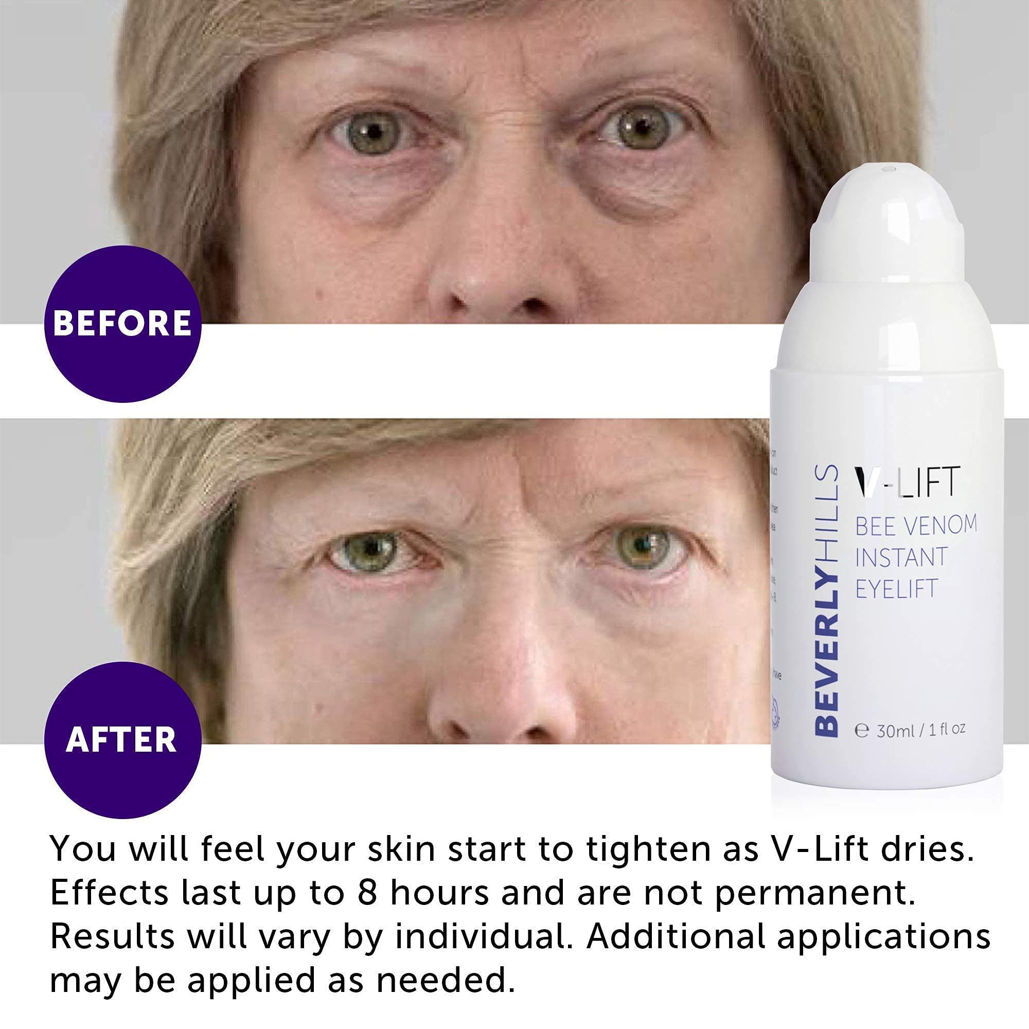 BEVERLY HILLS VLift Instant Eye Lift and Eye Tuck Bee Venom Serum for