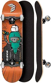 Skate Montado Profissional Cisco Robot 7.75' - Abec 7