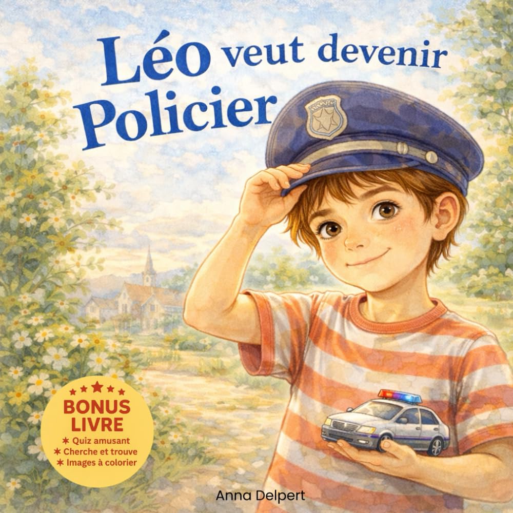 Léo veut devenir policier: Une histoire jeunesse inspirante sur la gentillesse, le courage et le rêve de devenir policier