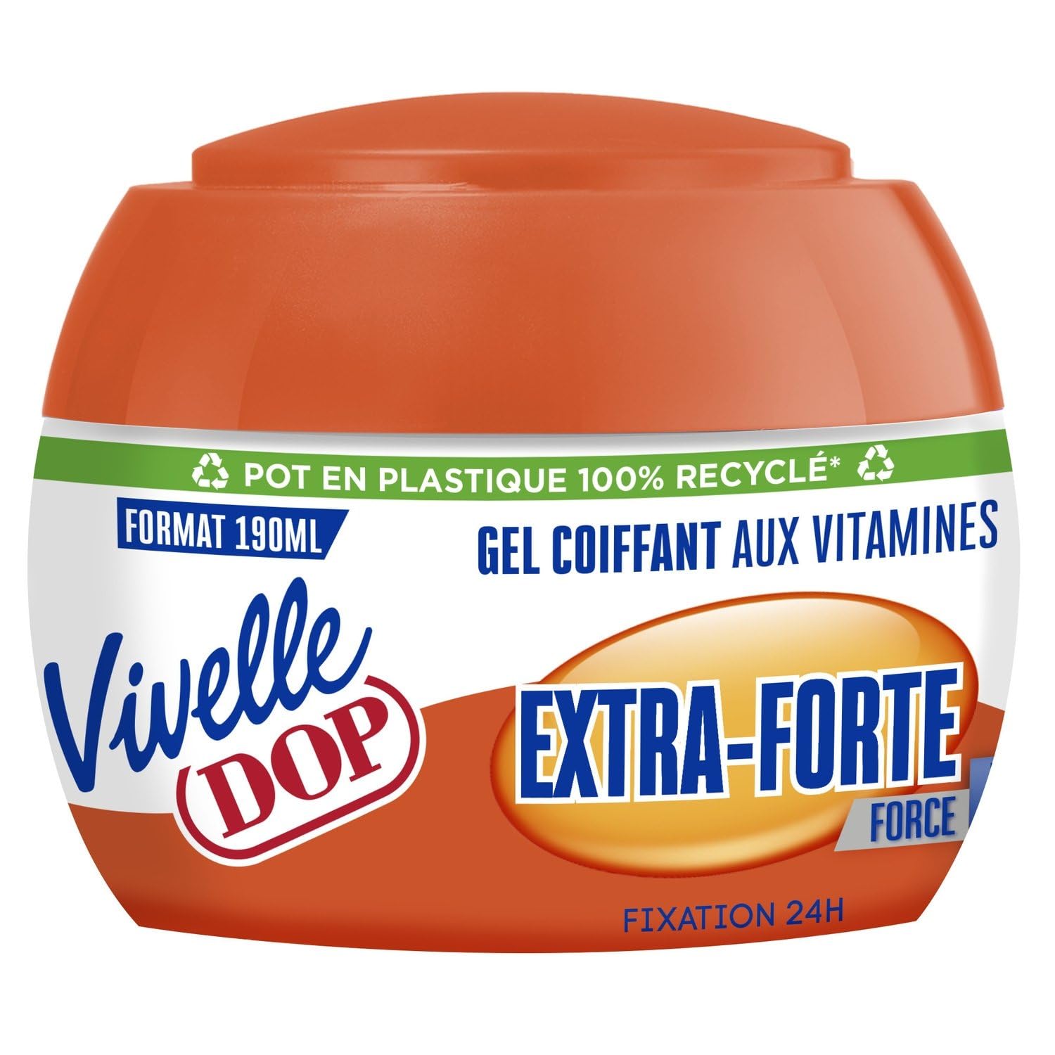 Gel fixation extra forte Vivelle Dop Force 7 soin vitaminé cheveux courts lot de 3 pots - 2