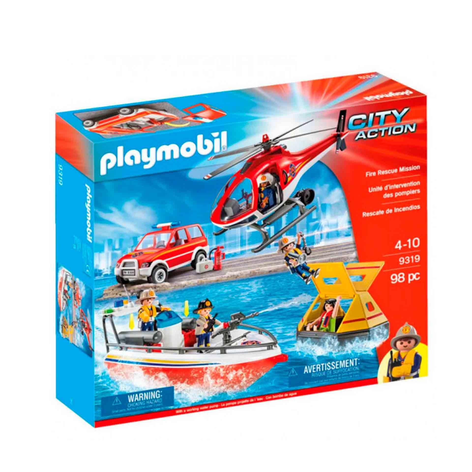 Playmobil Fire Rescue Mission [Amazon Exclusive]