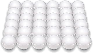 Bulk - Made in USA - 3" Inch High-Density Extra Strong Foam Balls – 36 Pack, Smooth Polystyrene Spheres for Crafts, DIY Projects, Decorations & Floral Use