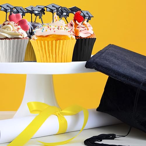 Miniatura 4 de SANNIX 450 forros coloridos estándar para cupcakes, diseño degradado, para hornear, envoltorios de papel para magdalenas, para fiestas de