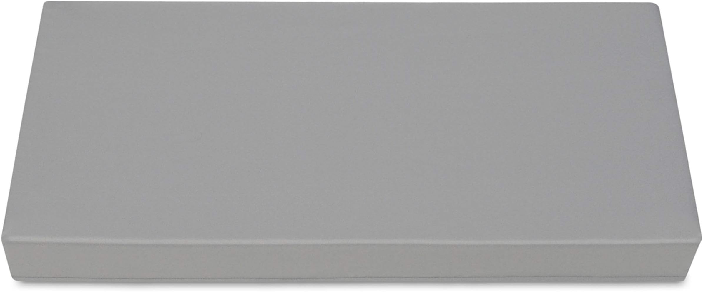 Superkissen24. Small Mattress Euro Palett Seat Cushion Seat Pad - 80x40 cm - Seat cover for Garden Bench, Sofa or Swing - Outdoor/Indoor Pillow - Waterproof - grey