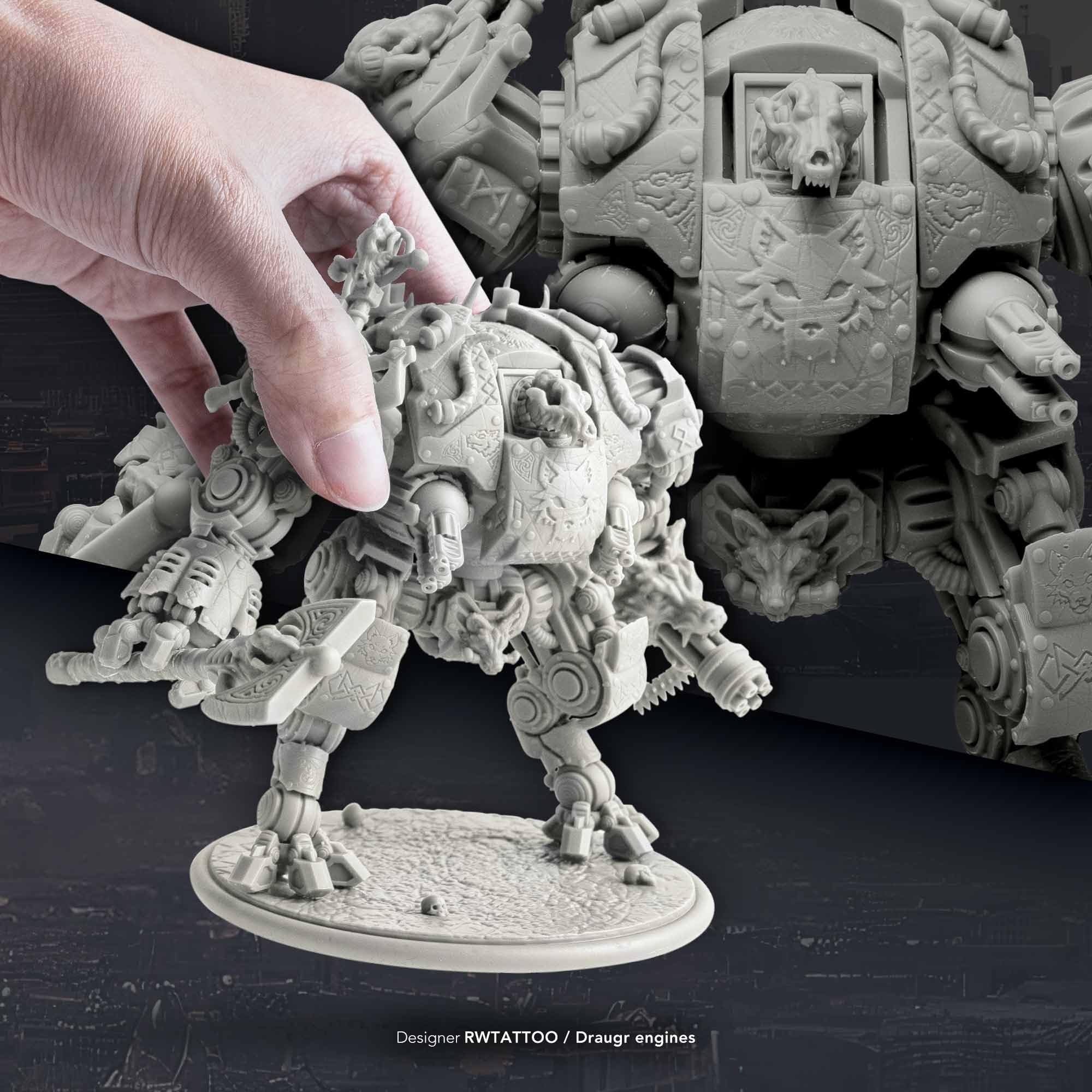 Phrozen RPG Resin | Resina per Stampanti 3D SLA/DLP/LCD | Fotopolimero Standard 405nm | Elevata Flessibilità e Precisione nei Dettagli | Ideale per Modelli RPG - Smoke White (1kg)