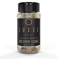 Vista 10 de LUXXE Spice Condimento estilo cajún ennegrecido, 4.5 onzas