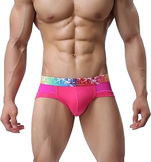 Calzoncillos suaves atractivos de la cintura colorida de los hombres