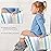 Toilet Seat Covers Disposable, Large Waterproof Potty Covers for Toddlers, Kids, and Adults, Toddler Potty Training for Public Restroom, Airplane, Trip, Individually Wrapped for Travel (Wave)