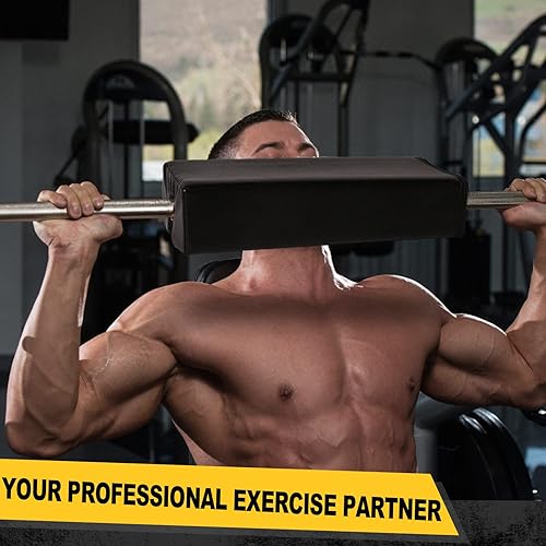 Miniatura 7 de POWER GUIDANCE Almohadilla de empuje cuadrada de cadera para sentadillas, almohadilla protectora para prensa de banco de barras, empujes de cadera