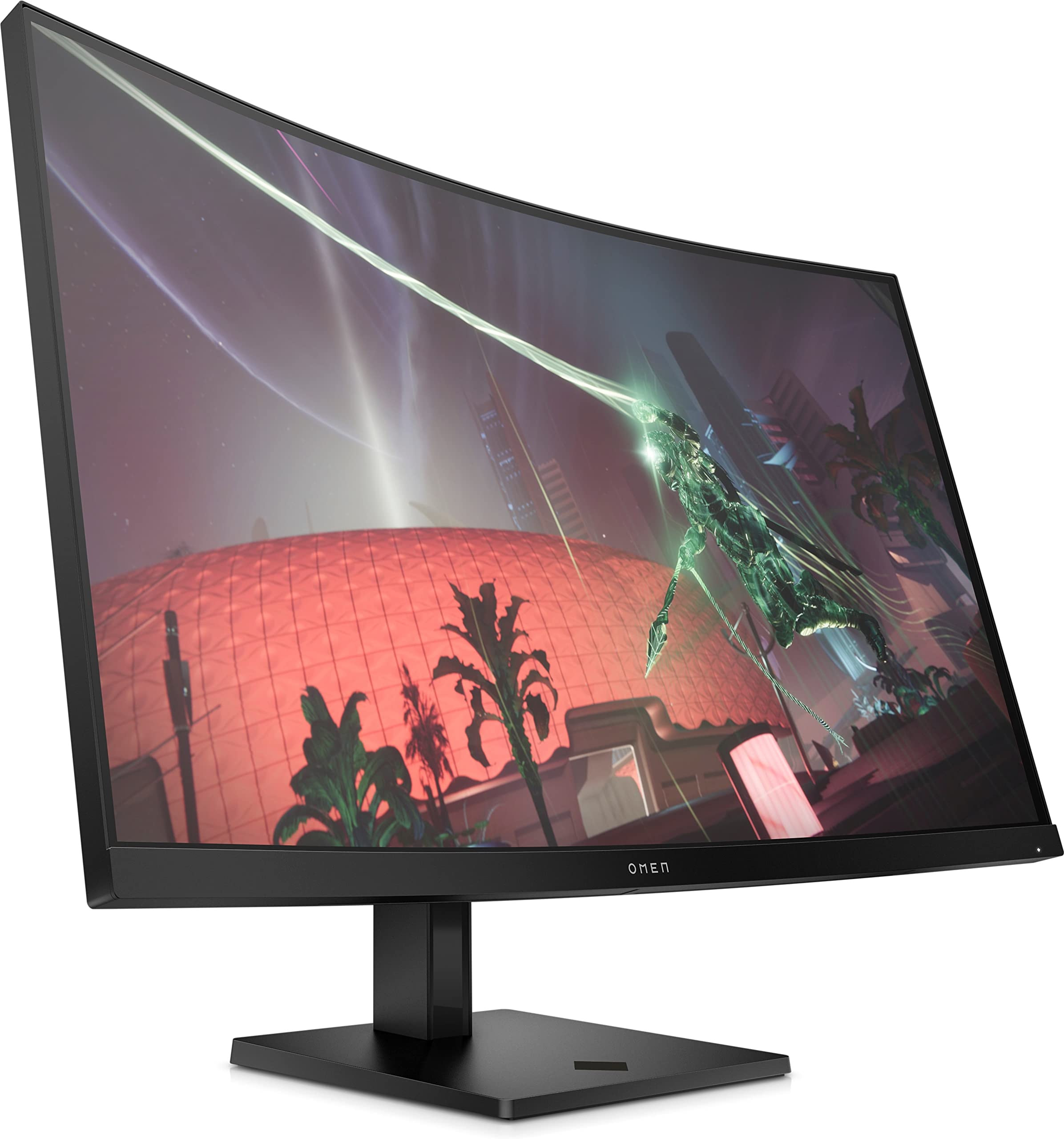 HP OMEN 32c Écran Gaming Incurvé 32" 165Hz 1ms QHD (2560 x 1440 Pixels, 16:9, Antireflet, Hauteur réglable, HDR, AMD Freesync Premium)