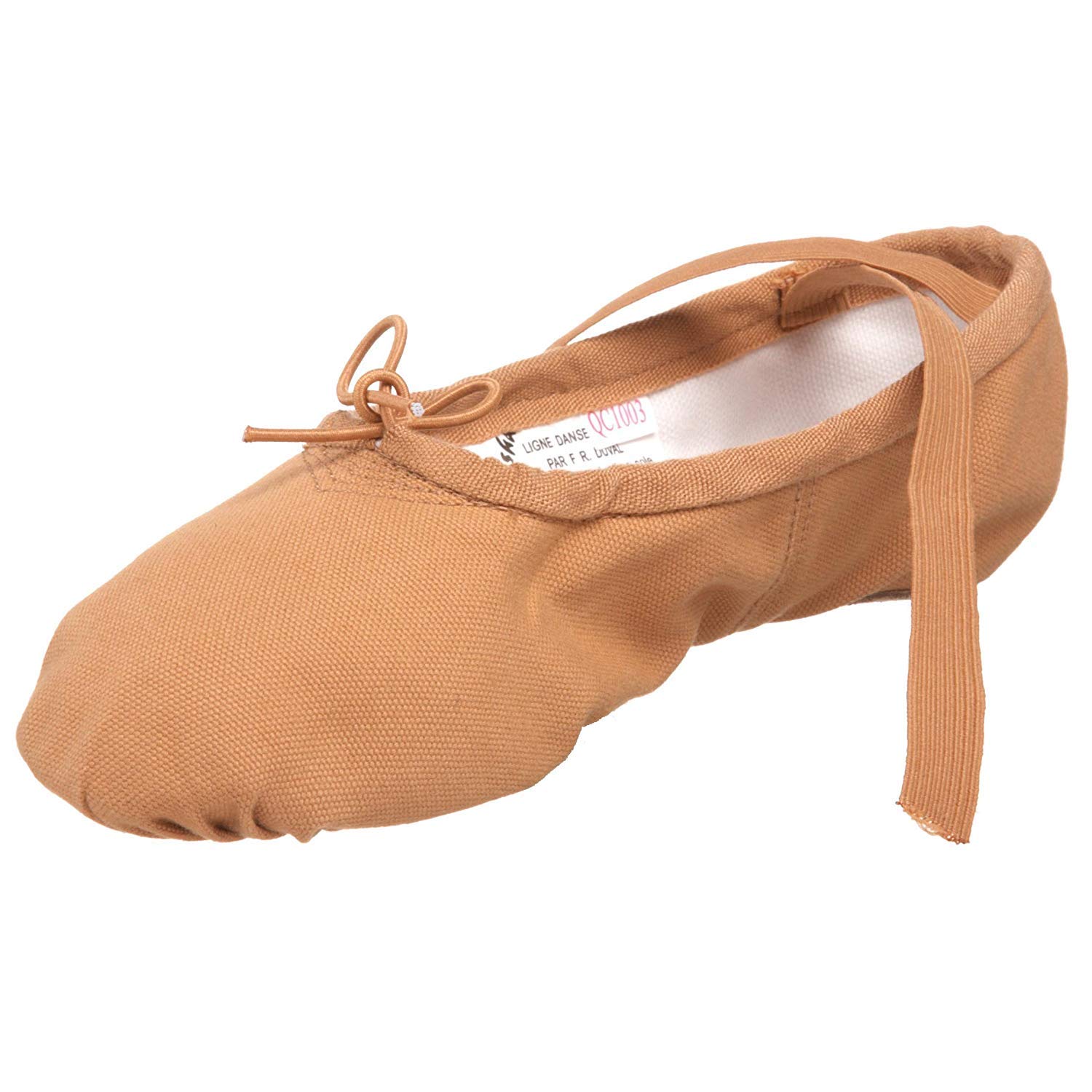 SanshaPro 1 Canvas Ballet Slipper,Flesh,11 M (9 M US Women's/7 M US Men's)