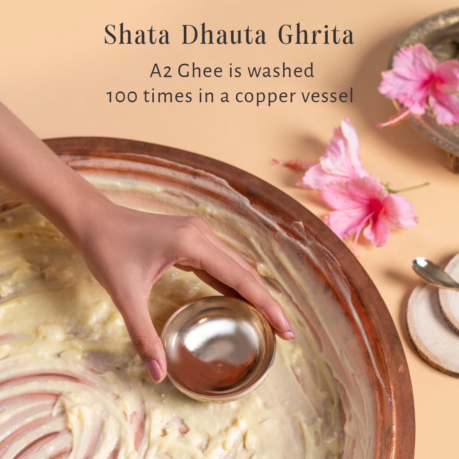 Shankara Gheesutrā Parijat Body Butter enriched with 100x Washed Ghee, Kokum Butter & Aloe Vera for Glowing & Soft Skin | Ayurvedic Formula Shata Dhata Ghrata for Dry, Sensitive Skin | Non-Greasy Long Lasting Moisturisation for Men & Women-200ml 3