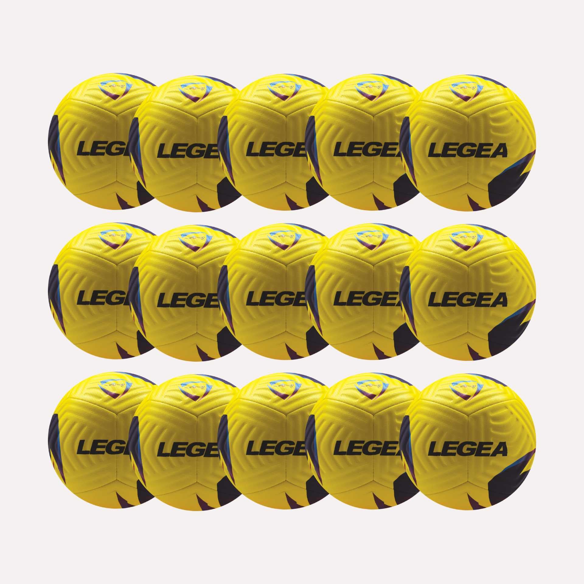 LEGEA Balón de fútbol superior 3 primeros patadas pack 15 balones de deporte niños hasta 9 años