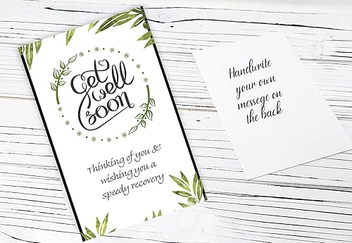 Miniatura 6 de Get Well Soon Cesta de regalo para mujeres Paquete de cuidado con caja variada con aperitivos para después de cirugía o lesión Recuperación rápida,