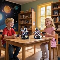 Vista 7 de Robot 5 en 1 para niños de 8 a 12 años, control remoto y robótica programable por APP, juguetes de codificación visual - kit educativo de ciencias