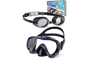 Esnórquel y gafas panorámicas para adultos