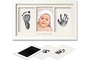 Footprint Baby Clean-Touch Inkless Kit for Newborn, Boys & Girls - Baby Shower Gifts