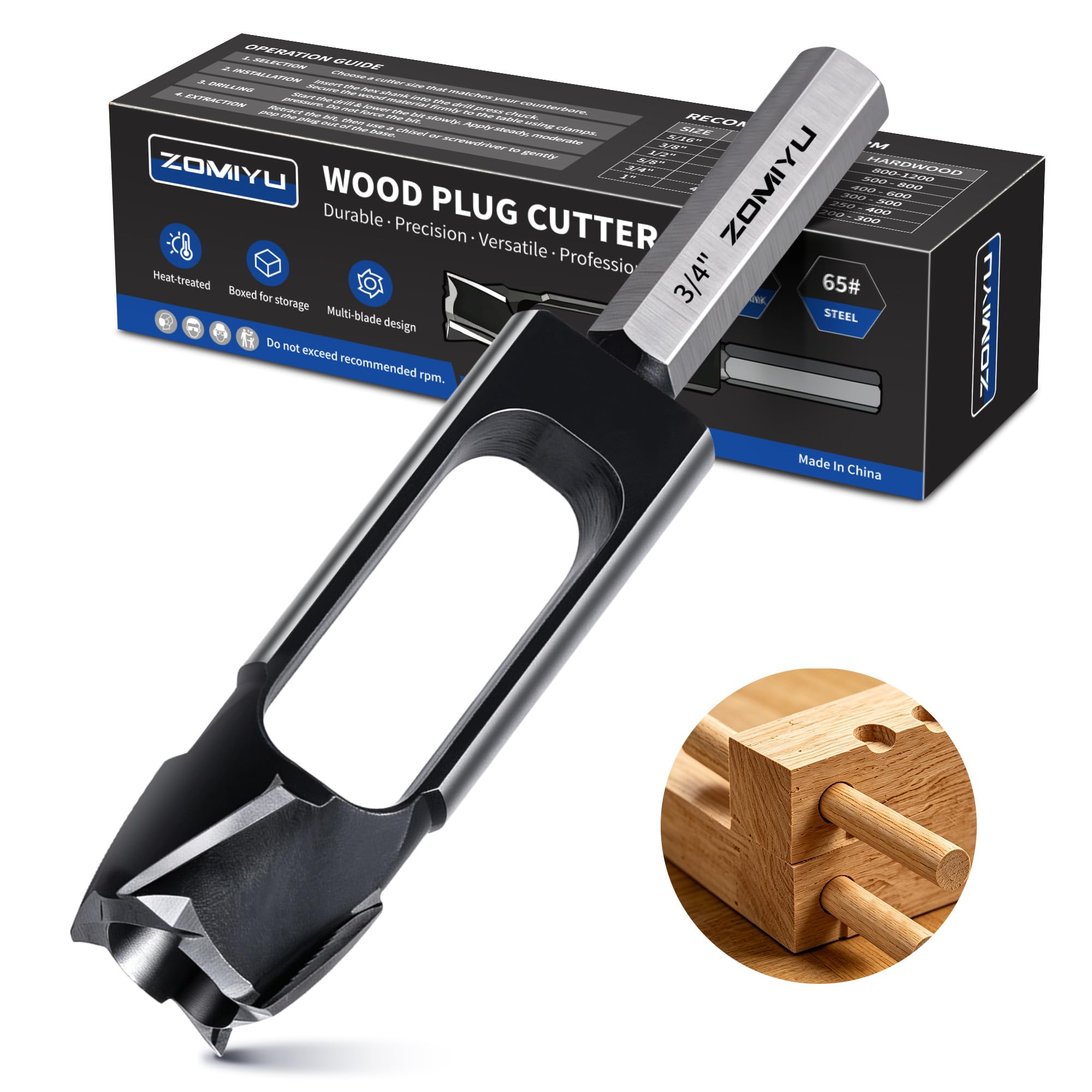 Wood Plug Cutter - Professional Tenon Cutter -9