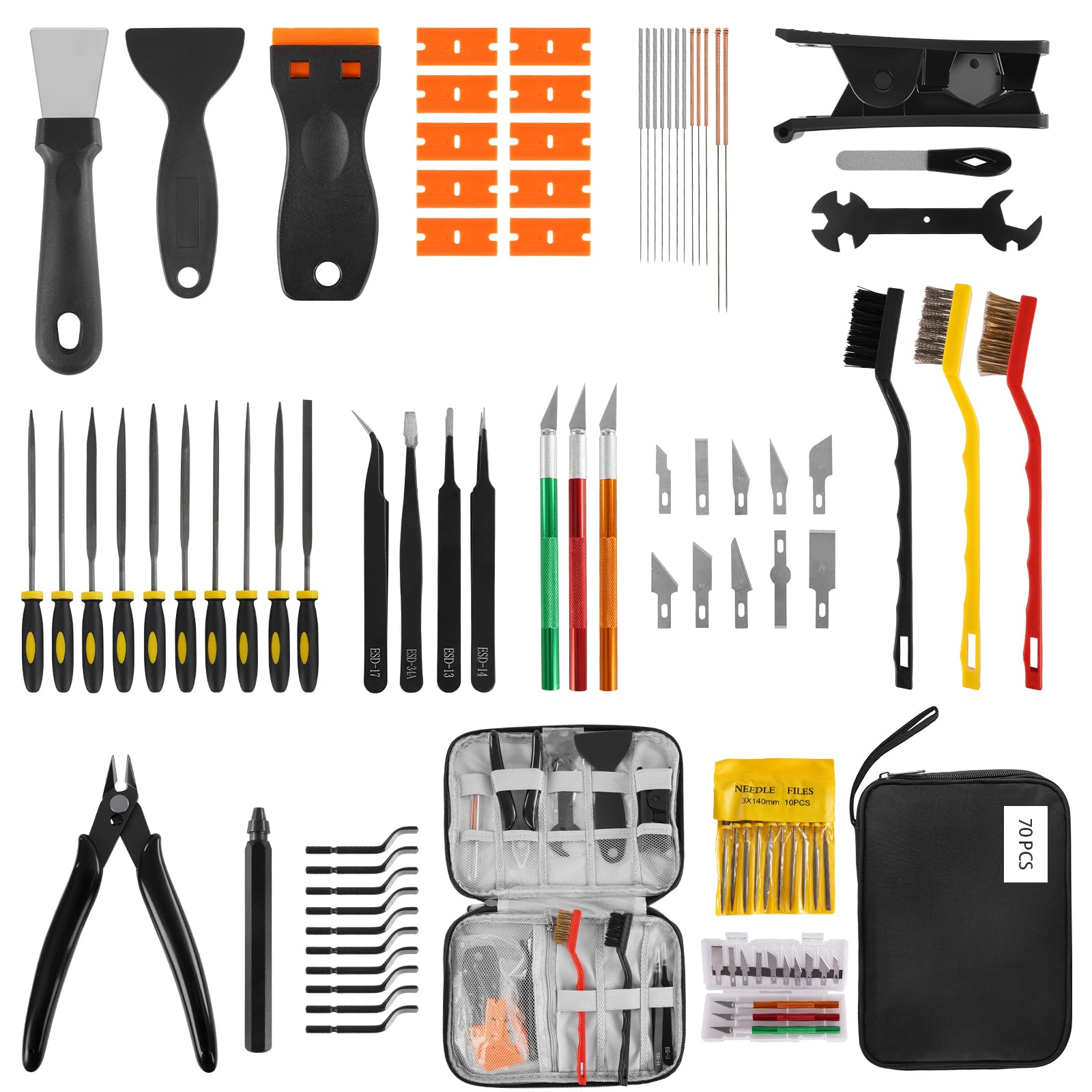 3D Printer Tools Kit - Cleaning & Deburring -1