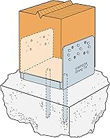 Vista 8 de Simpson Strong-Tie ABU88Z ABU ZMAX Base de poste ajustable galvanizada para 8x8