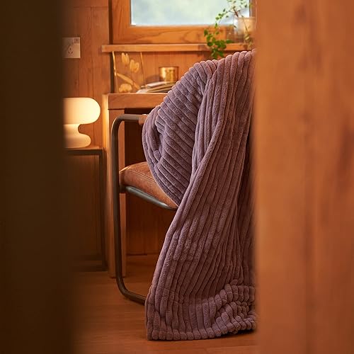 Vista 109 de GOTCOZY - Manta térmica eléctrica de 50 x 60 pulgadas, piel sintética acanalada, con 4 niveles de calefacción y apagado automático de 3 horas