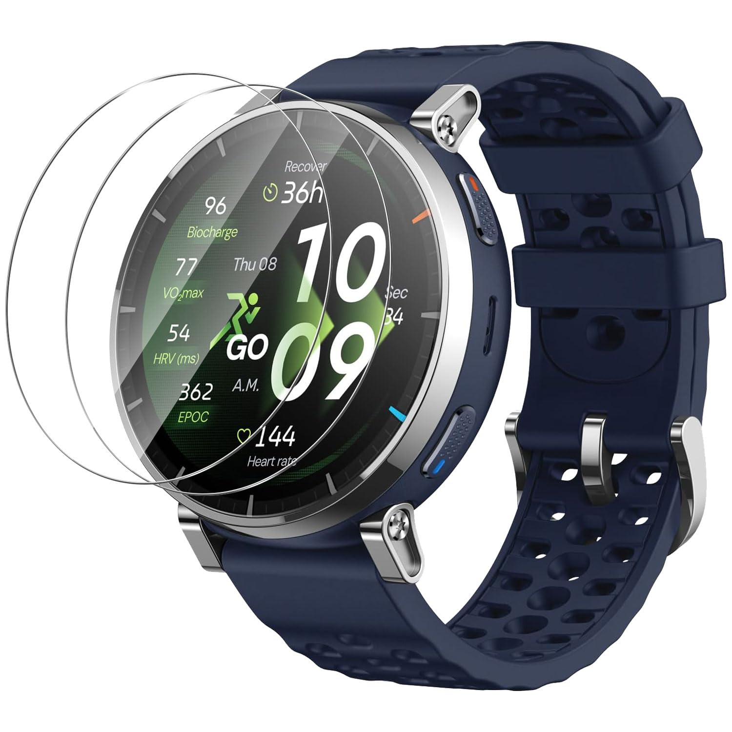 Amazon.co.jp: 【2枚】 For Amazfit Active 3 Premium フイルム 