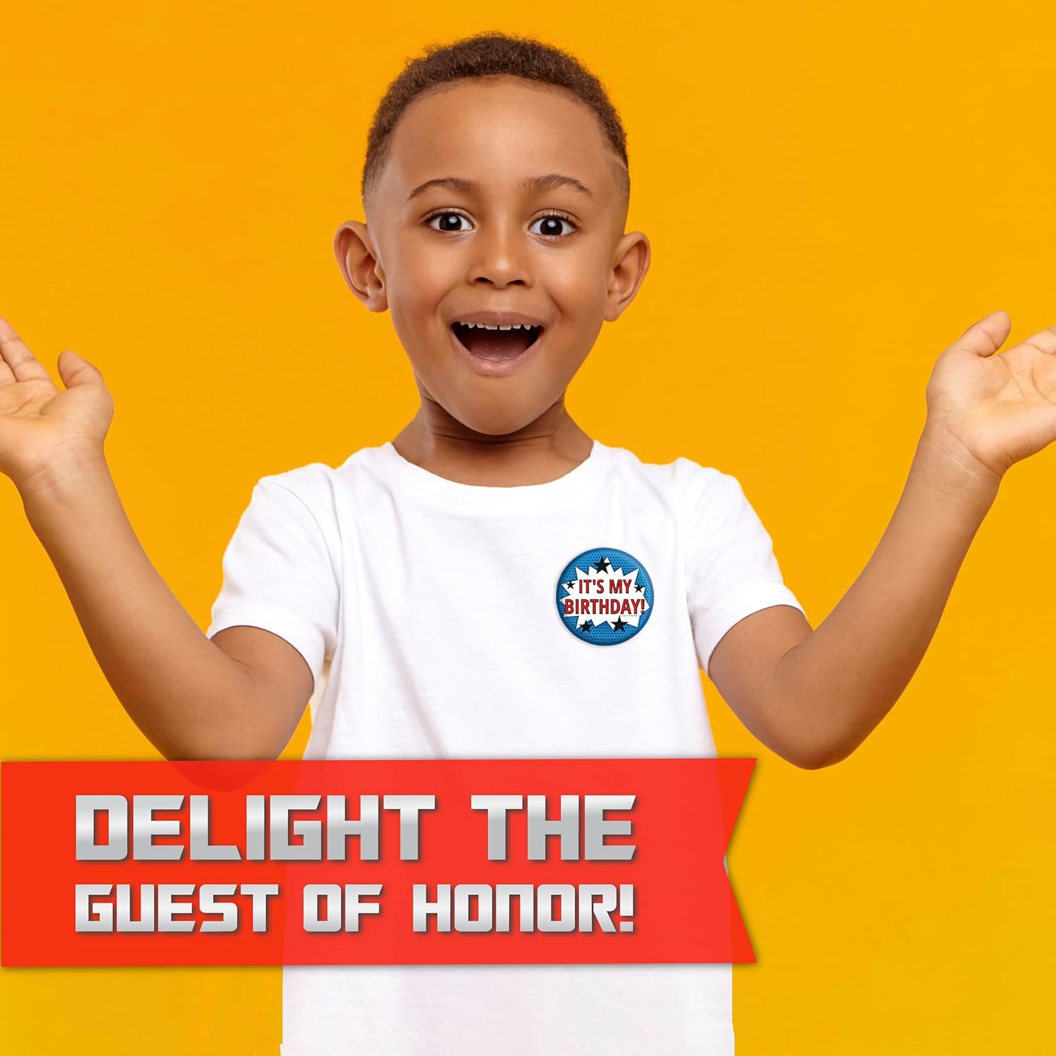 Transformers Birthday Party Supplies | Serves 16 Guests | Transformers Party Supplies | Transformer Dinner & Cake Plates, Napkins, Tablecover, Button | Officially Licensed - Image 6