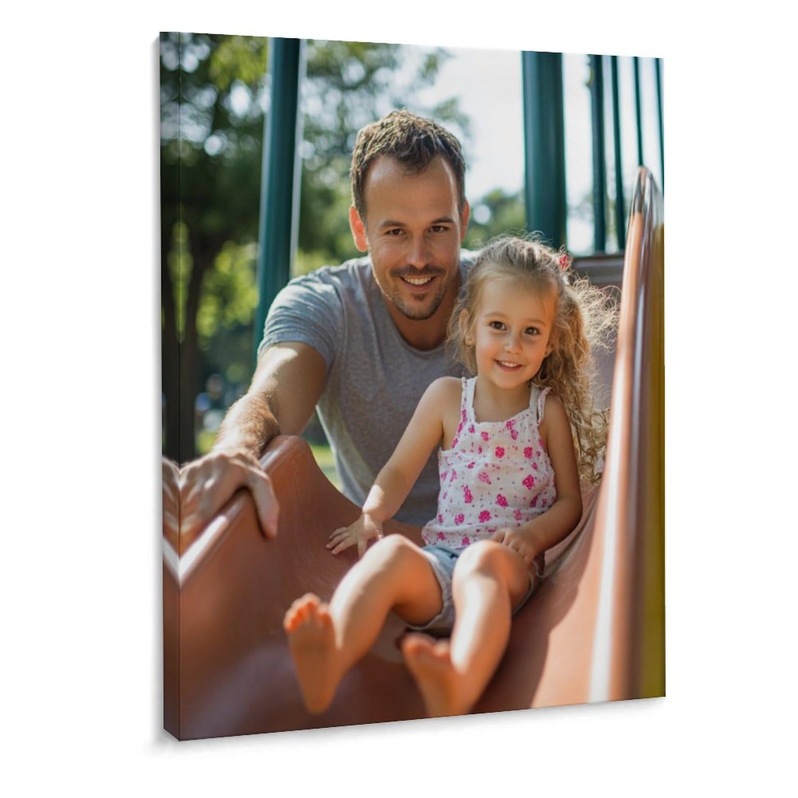 TTMIZA Fathers Day Personalized Gifts for Dad from Kids Daughter Son Custom fathers day from wife Canvas Prints gifts Unique Papa Birthday Ideas