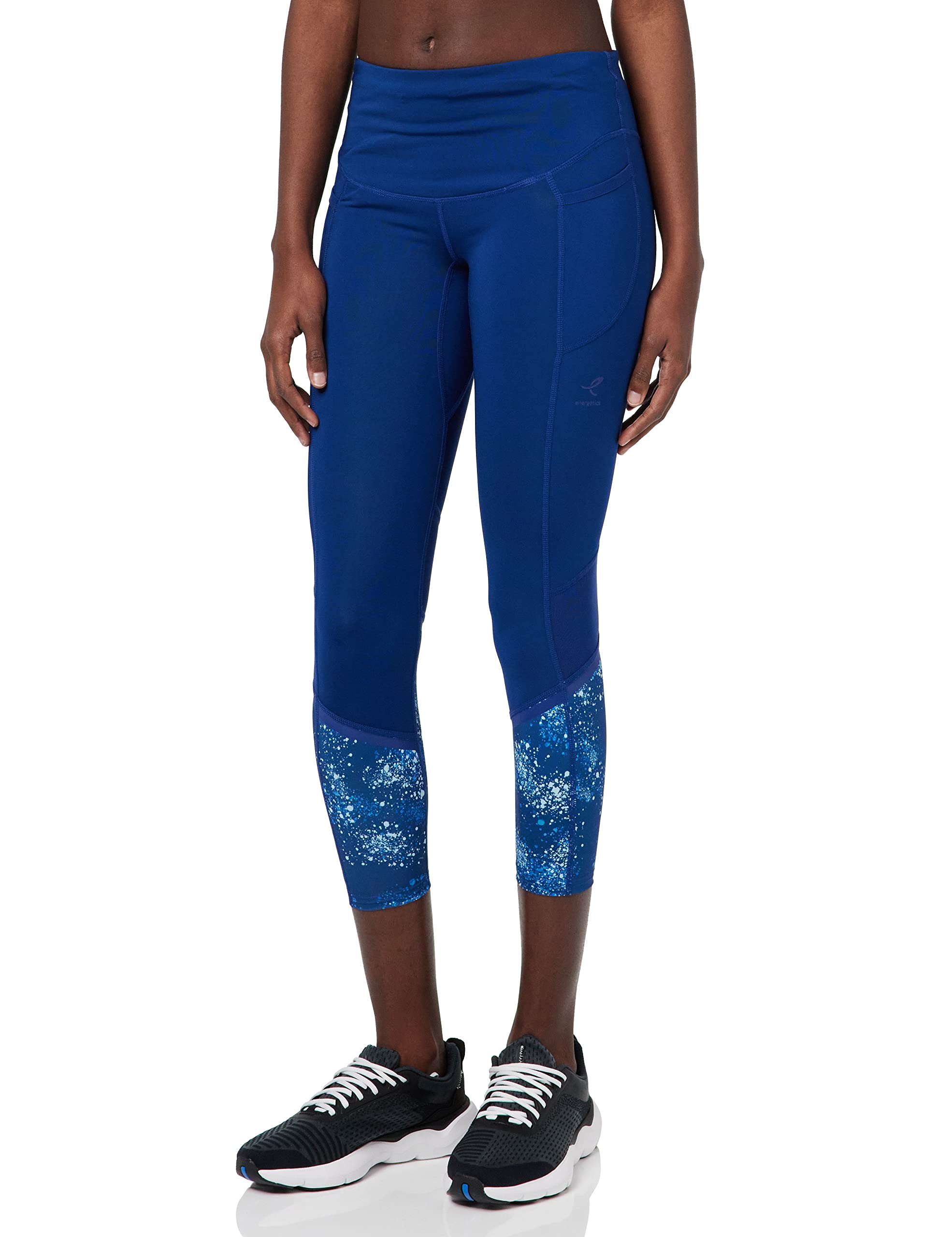 Energetics Corala V Leggings Navy/AOP/Navy 34