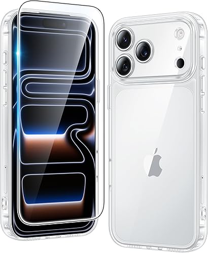 Miniatura 164 de FNTCASE para iPhone Air Case Clear: Fundas magnéticas para teléfono con protector de pantalla a prueba de caídas, compatibles con Magsafe, delgadas