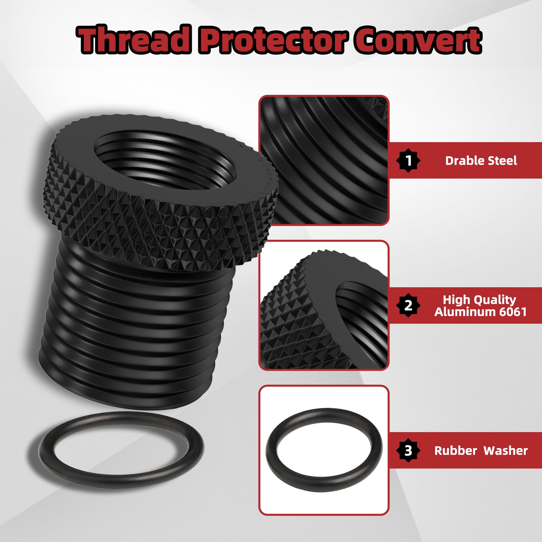 5/8-11 Int. Coarse THD., 7/8-9 Ext. THD., 1.125 Lg., E-Z LOK Thread Inserts, Steel (1 Each)