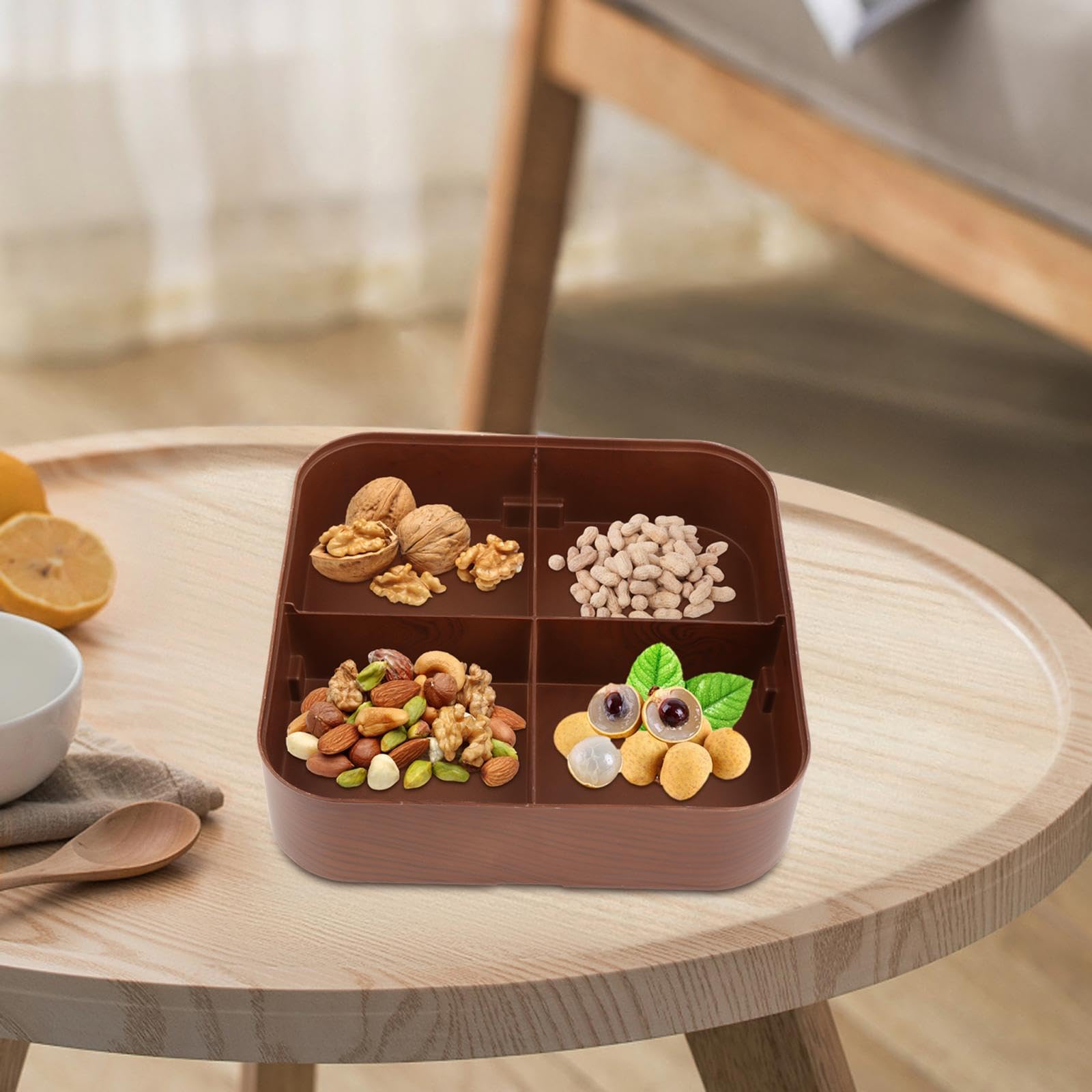 Trockenfrüchte-Snack-Bonbon-Tablett, Vorspeisenplatte, Nuss- und Süßigkeiten-Serviertablett, Stil B (Stil a)
