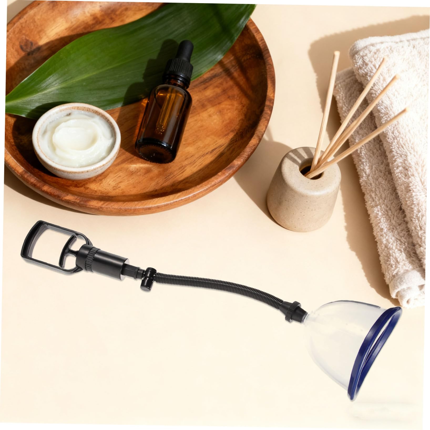 VANZACK Outil Plastique et Caoutchouc, pour Salon et Spa à Domicile Électrique de Massage Manuel Principe de Pression Négative pour Femmes