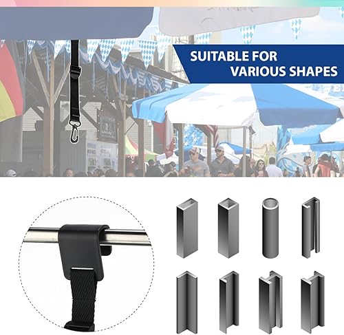 Miniatura 4 de Shappy Clips Colgantes para Toldo Clip para Colgar Tienda de Campaña para Exhibición de Stands de Vendedores Exhibiciones Comerciales para Colgar