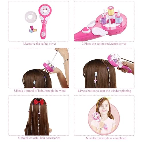 Miniatura 4 de Oradrem Fácil decoración automática del cabello, trenzador, herramienta de peinado eléctrica, regalo de belleza, moda, kit de juguetes para