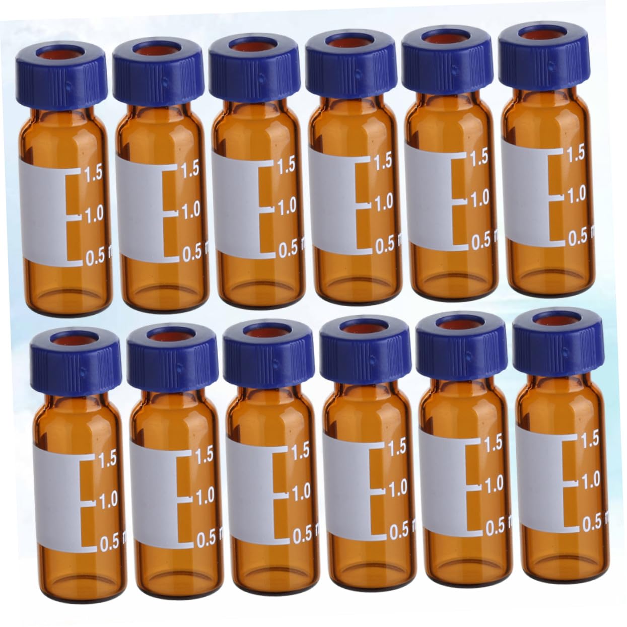 SEWACC 100pièces Lot De Flacons à Vis Verre Pour Échantillonnage Stockage Et Laboratoire Vides Pour Applications Scientifiques Et Cosmétiques