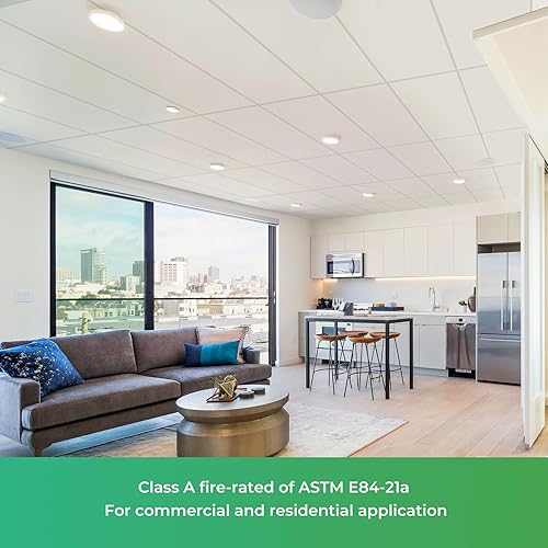 Miniatura 7 de STICKGOO 12 paneles de pared 3D para despegar y pegar, 19.7 x 19.7 pulgadas, paneles de pared decorativos de PVC con una cinta de doble cara,