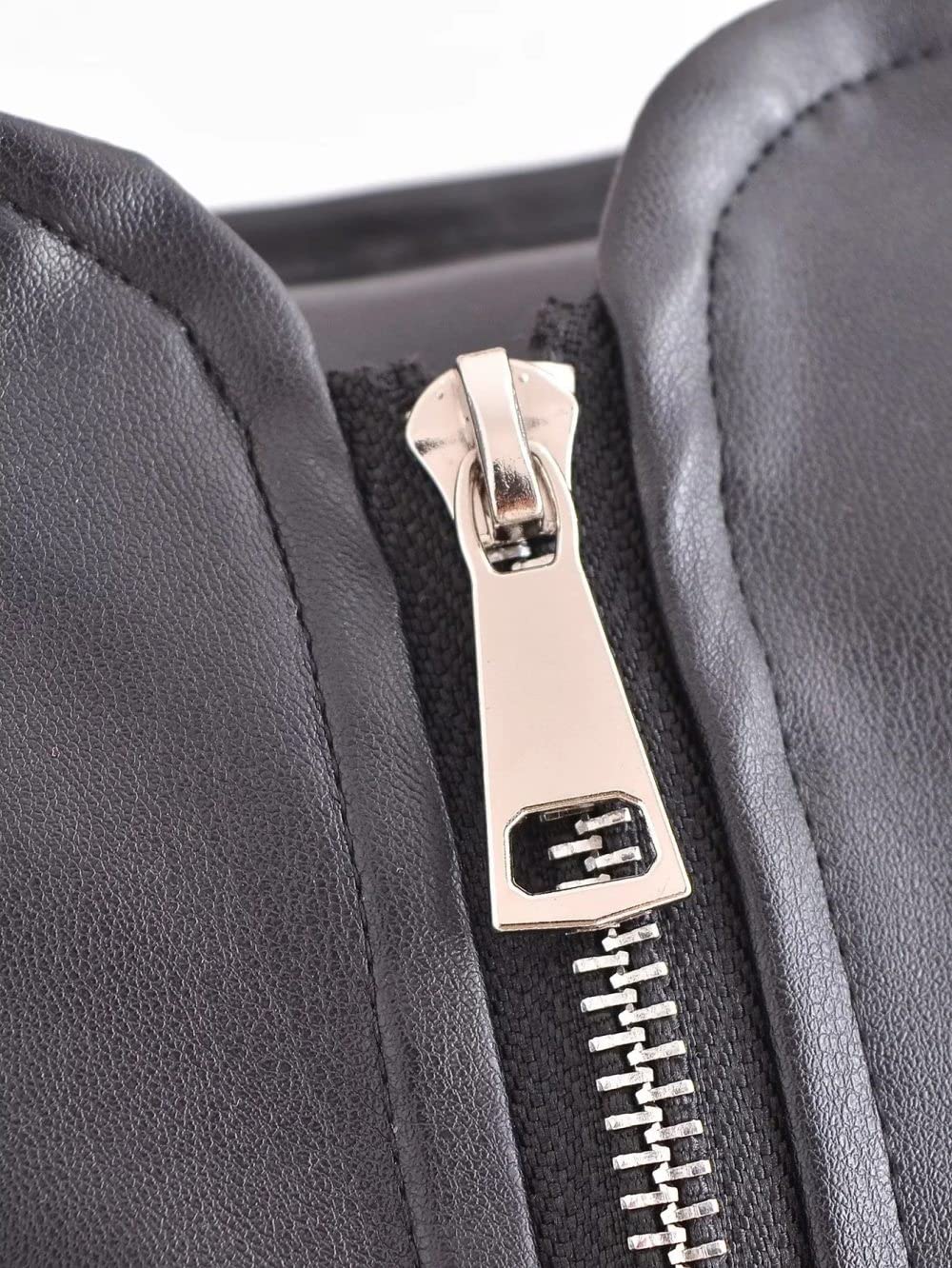 Röcke Damen,Damen-Minirock Schwarz High Waist Kordelzug Pu Hüftumwickelter Lederrock Mit Reißverschluss Schlanker A-Linie Einfarbiger Lässiger Kurzer Rock Für Mädchen Damen,S