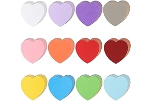 360 Pieces Small Heart Cutouts for Bulk Valentine's Day Decorations