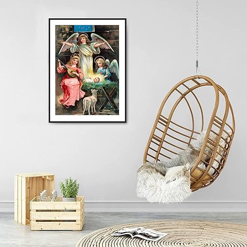 Miniatura 5 de YINGJIEKISSU Angels Surrounding The Christ Child - Rompecabezas de 1000 piezas para adultos