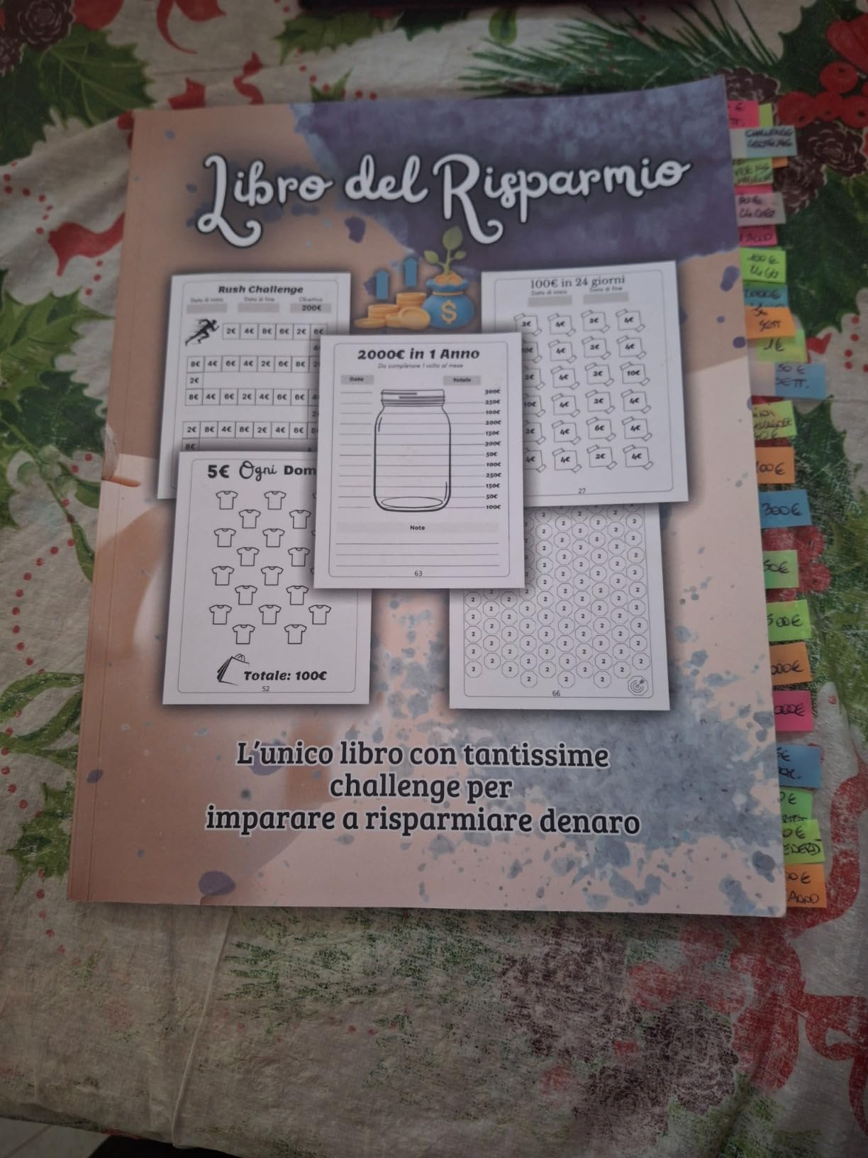 Libro Risparmi Con Buste 200 Giorni - Money Binder Grigio Per Budget Casa E Ufficio - Foto 4