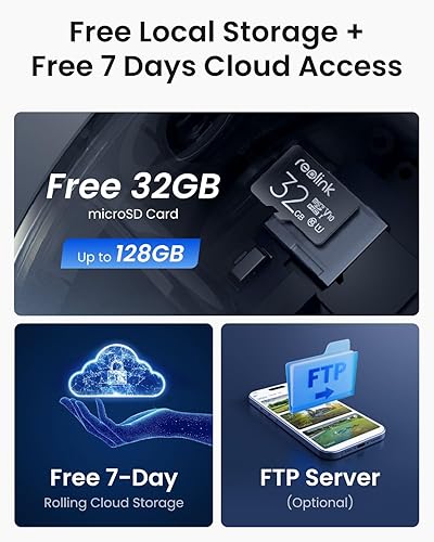 Miniatura 7 de REOLINK Cámara de seguridad celular de 5MP 4G LTE para exteriores, panorámica de 360, tarjeta SD Sim+32GB incluida, alimentación solar inalámbrica,