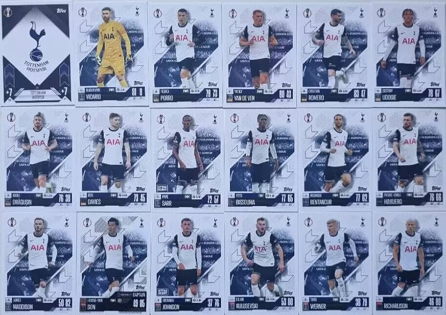 Amazon.co.jp: Match Attax 2024 2025 トッテナム フルベース