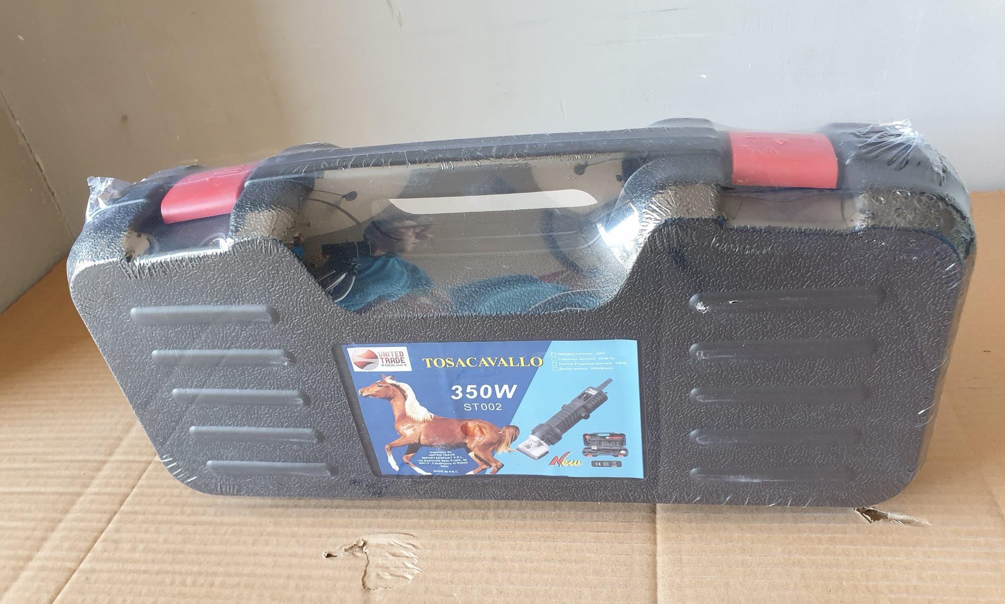 Maletín profesional para caballo de 350 W con seis ajustes de velocidad completa y accesorios