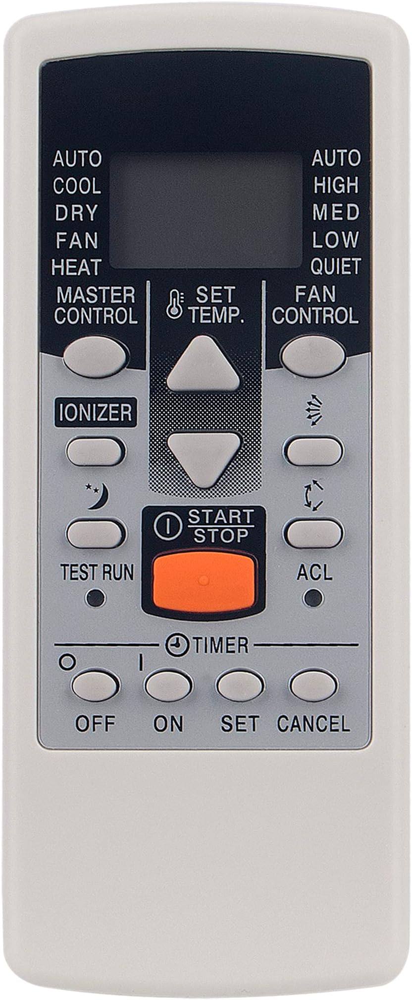 AULCMEET AR-JE6 Replace AC Remote Controller Compatible with Fujitsu Air Conditioner AR-JE4 AR-JE5 AR-JE7 AR-JE8 AR-JE11 AR-PV1