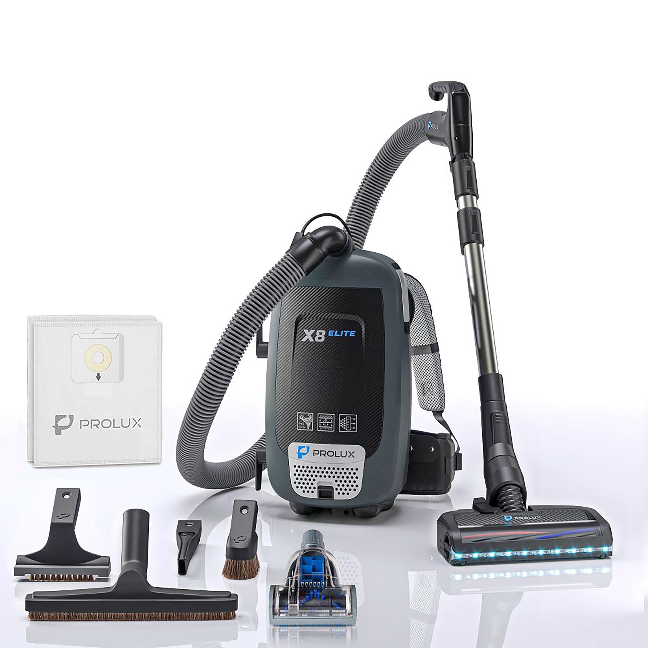 Amazon.com - Prolux X8 Elite Canister Backpack Vacuum, HEPA