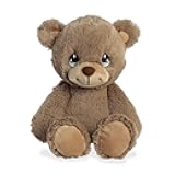Adorable Precious Moments™ Barley Bear Stuffed Animal - Heartwarming Toy for Comforting Children - for Sentimental Gifts, Birthdays, and Adults - Brown 7.5 Inches