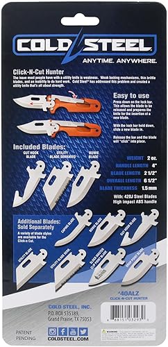Miniatura 9 de Cold Steel Click N Cut Hunter  6 12" Total  2 12" Blade