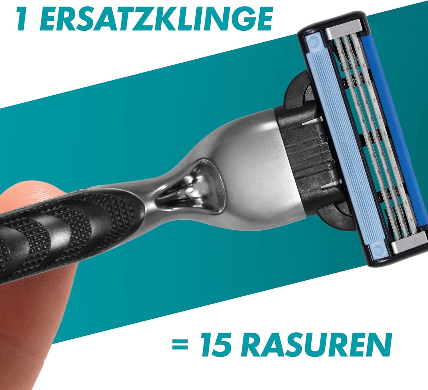 Gillette Mach3 ostrza do golenia, 18 zapasowych ostrzy do golenia na mokro dla mężczyzn z potrójnym ostrzem