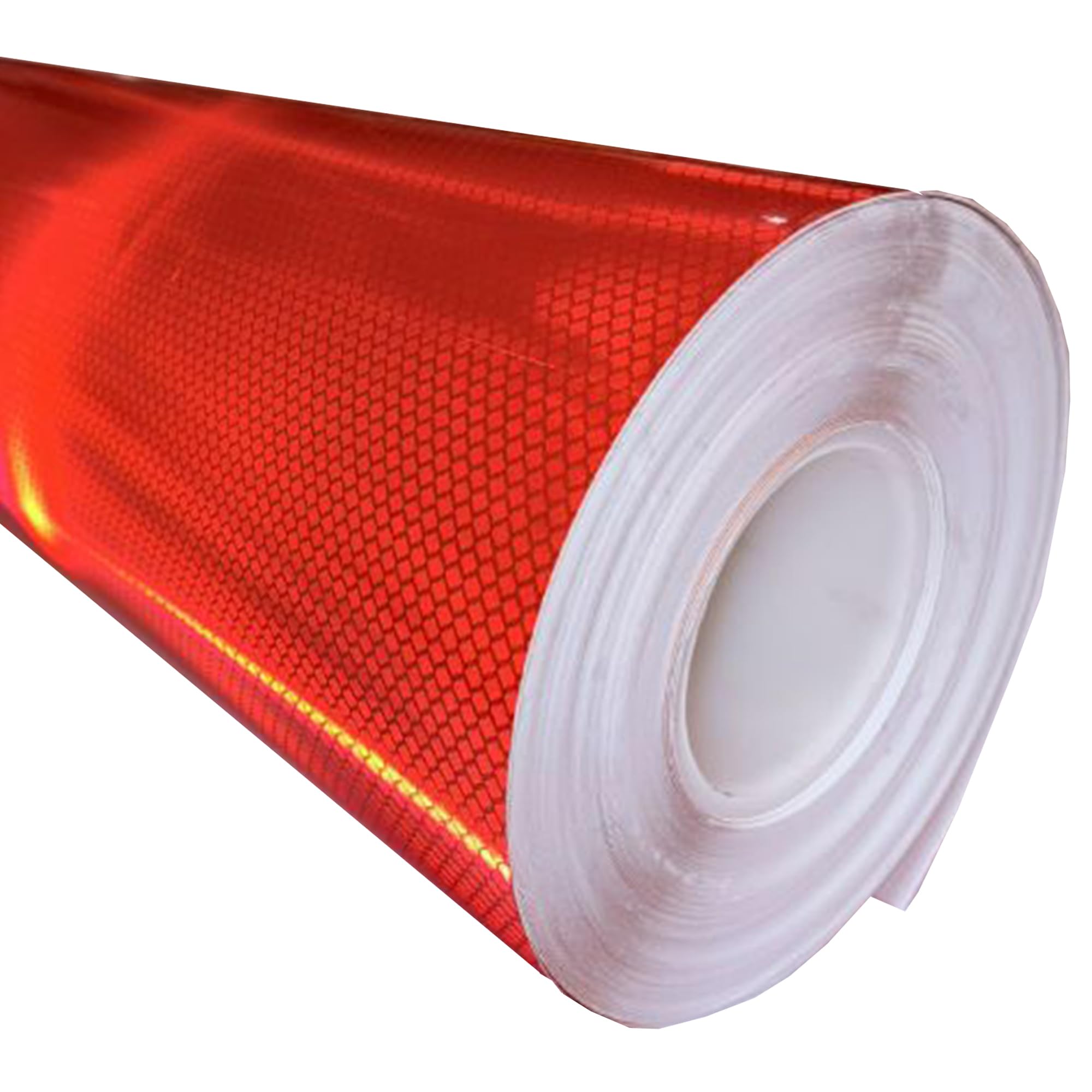 FlashBack Chapter 8 Compliant Red/Fluorescent Yellow DIY Reflective Chevron Tape - 150mm (Red, 150mm x 2 Metres)